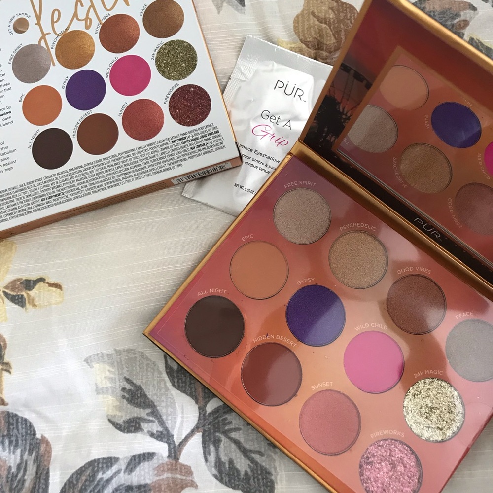 3 for $25/6 for $45 Pur Cosmetic Festival Palette